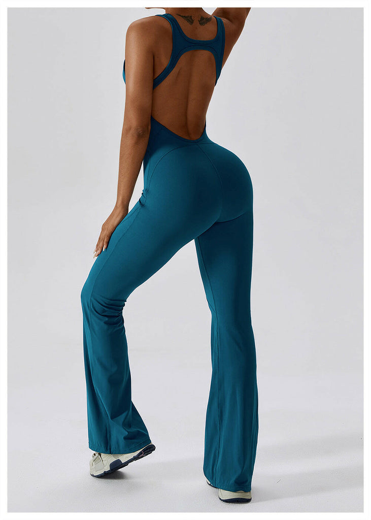 Lea Sculpt Flared Jumpsuit