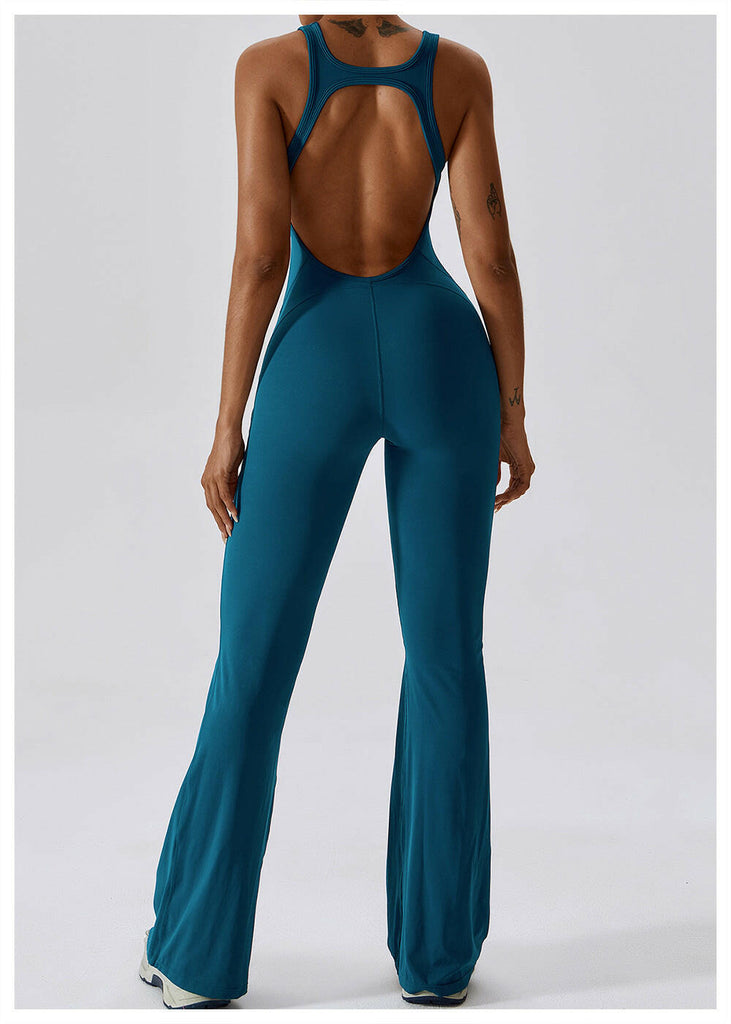 Lea Sculpt Flared Jumpsuit