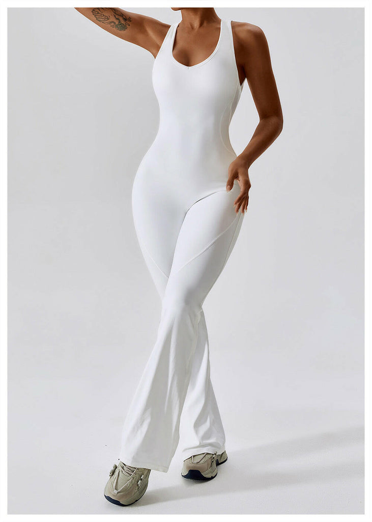 Lea Sculpt Flared Jumpsuit