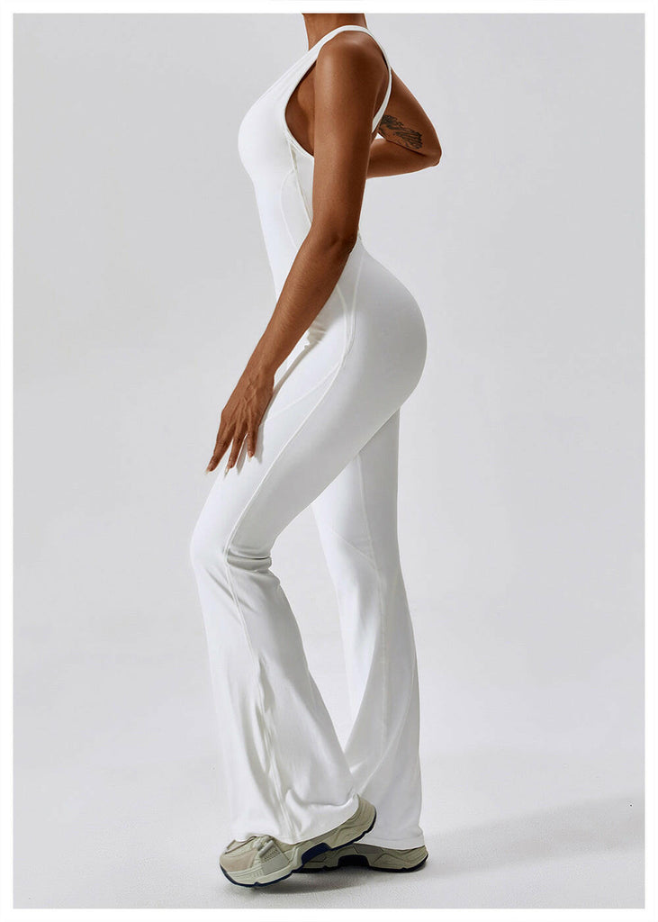 Lea Sculpt Flared Jumpsuit