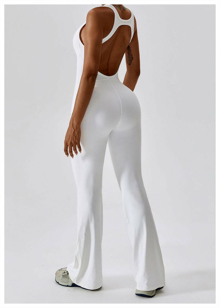 Lea Sculpt Flared Jumpsuit