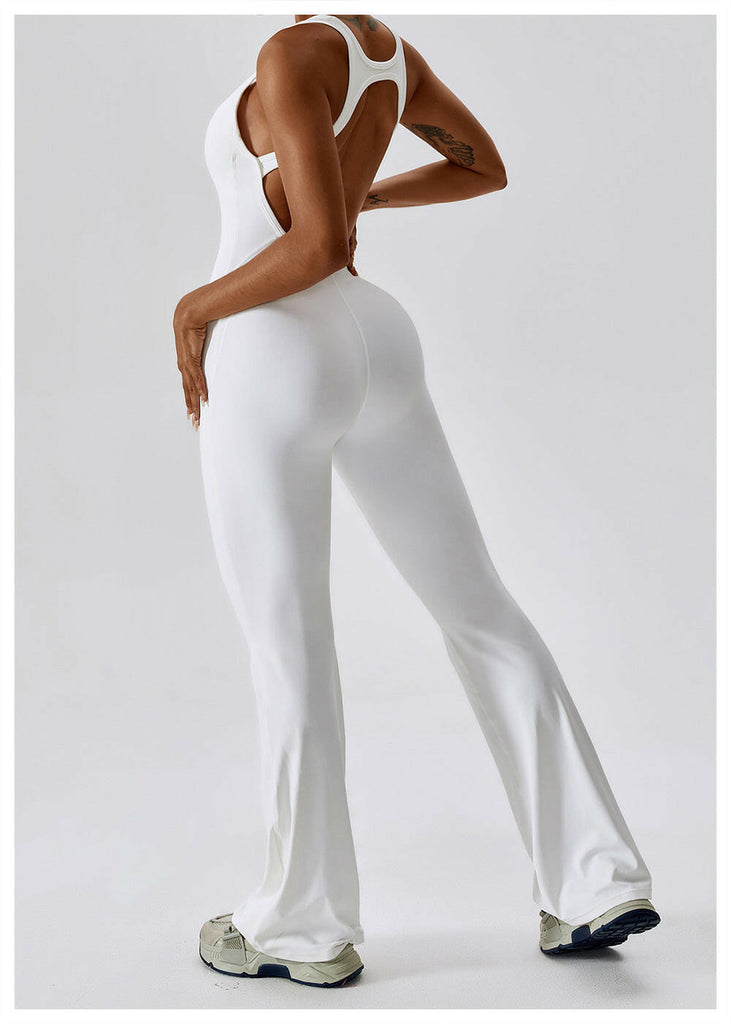 Lea Sculpt Flared Jumpsuit