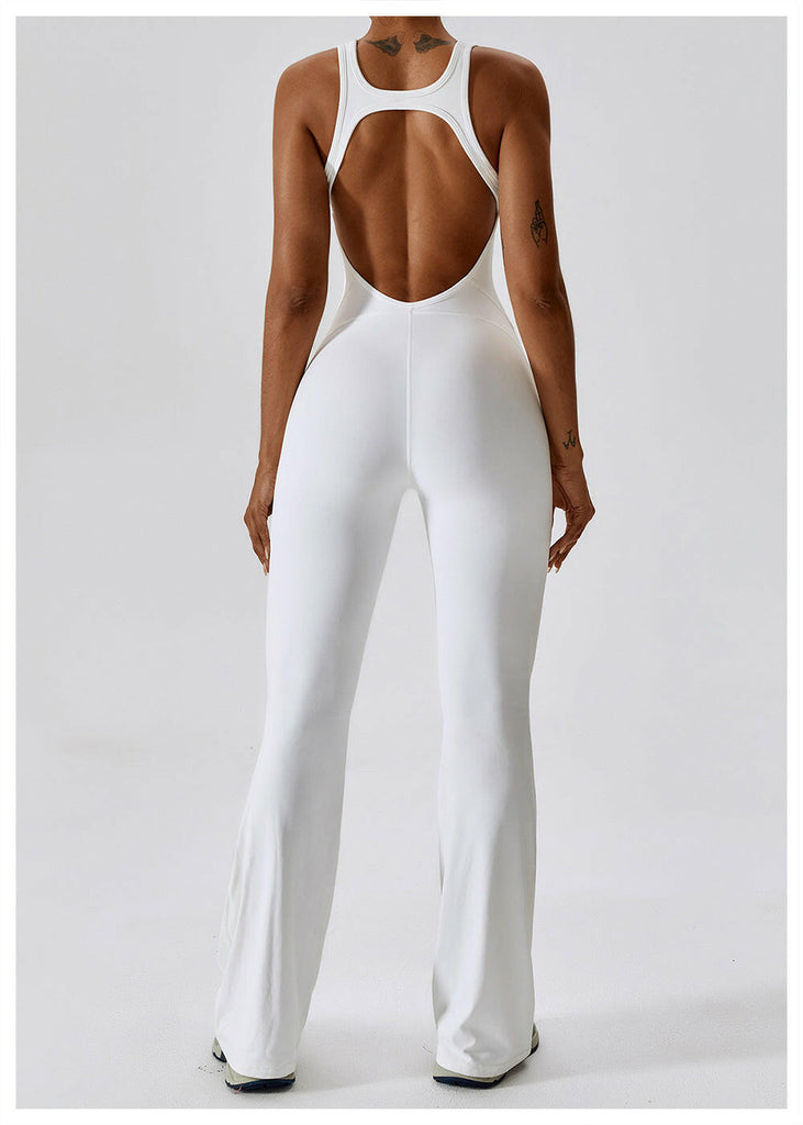 Lea Sculpt Flared Jumpsuit