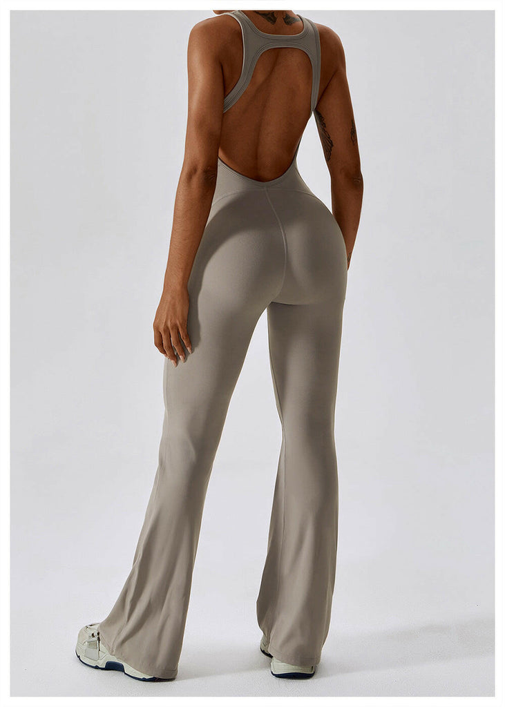 Lea Sculpt Flared Jumpsuit