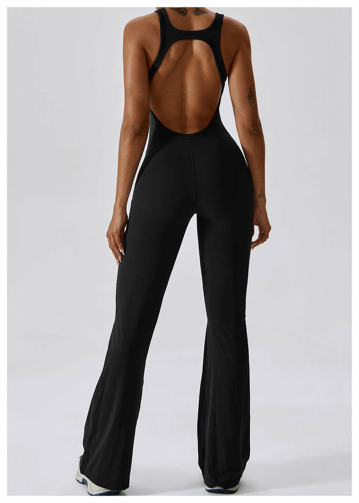 Lea Sculpt Flared Jumpsuit