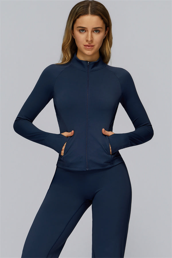 The FlexCore Pure Zip Jacket Flared Leggings 2-Piece Set