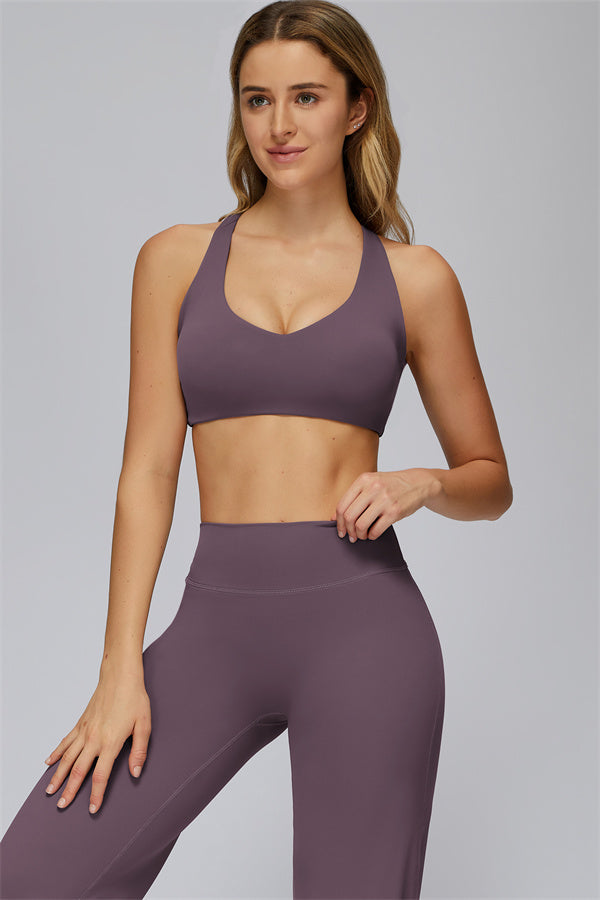 The FlexCore Sports Bra Flared Leggings 2-Piece Set