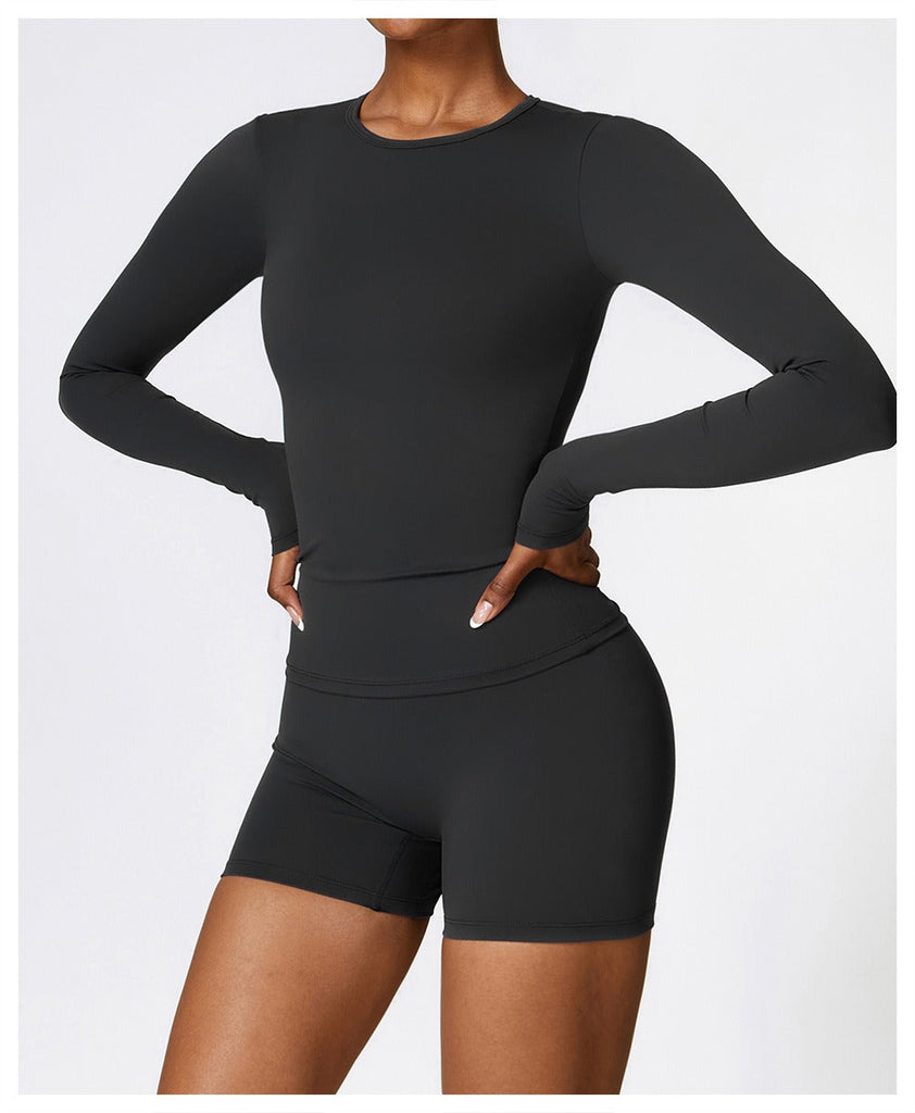 Butter Longsleeve Top & Shorts Set