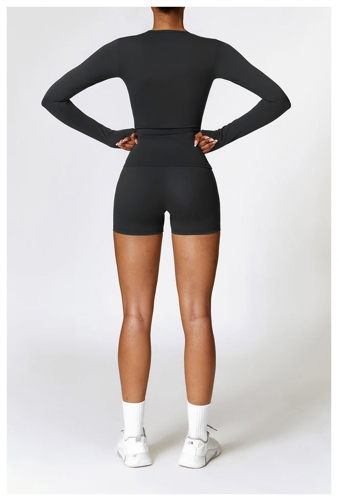 Butter Longsleeve Top & Shorts Set