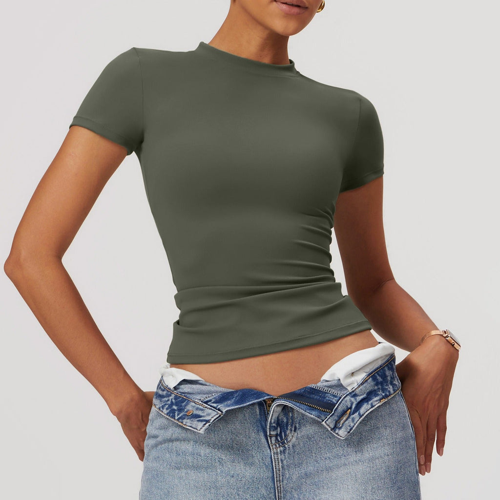 Stephanie T Sleeve Top Army green