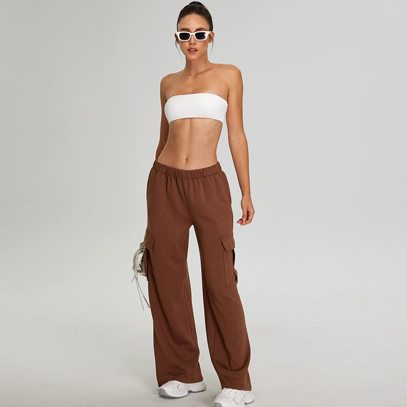 Annora Bra Top & Joggers Set White