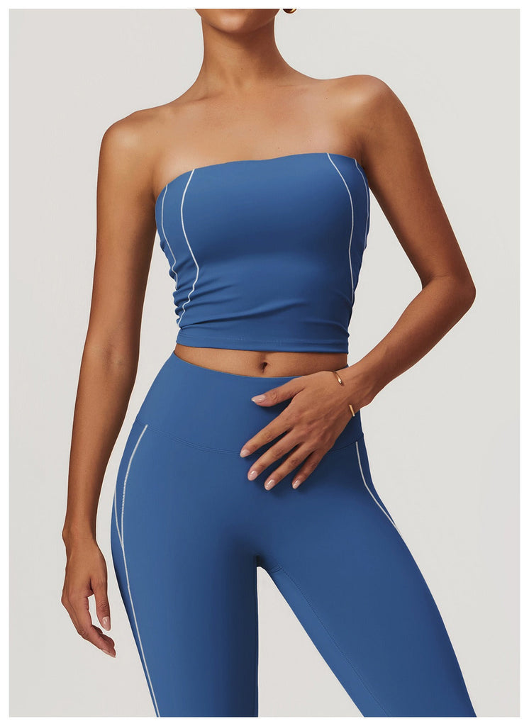 Celeste Panel Tube Top Denim