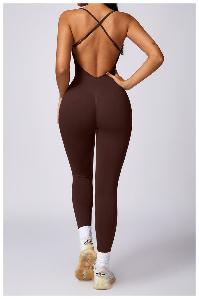 Seamless Scrunch Back Jumpsuit