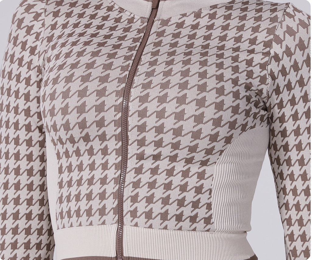 Noor Zip Longsleeve Top & Leggings Set