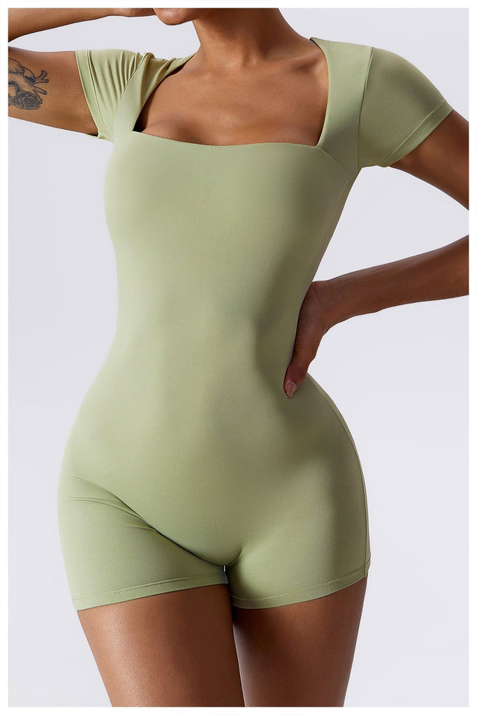 Square Double Lined Romper