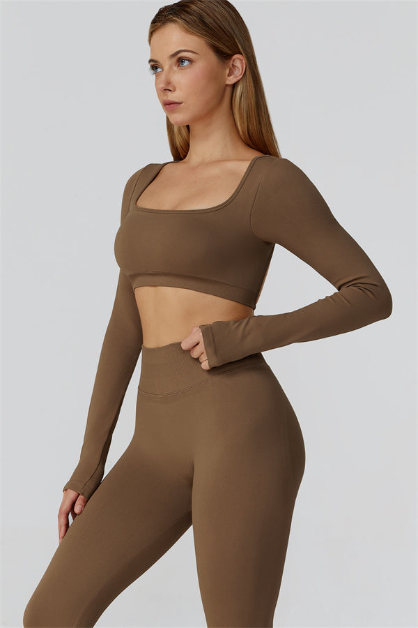 The Reign Long Sleeve Crop Top