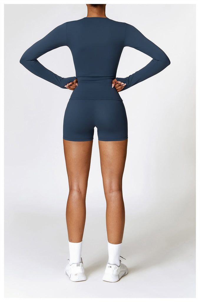 Butter Longsleeve Top & Shorts Set