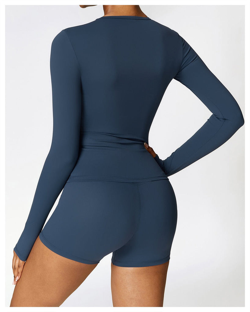 Butter Longsleeve Top & Shorts Set