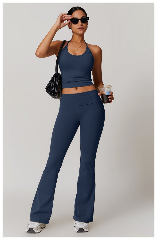 Ayla Halter Top & Flared Set