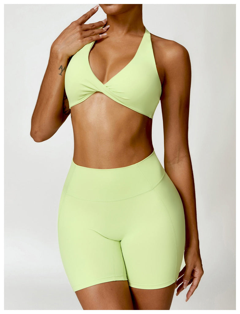 Supreme Twist Top & Shorts Set Avocado