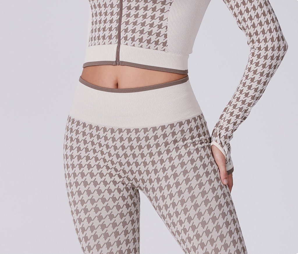 Noor Zip Longsleeve Top & Leggings Set