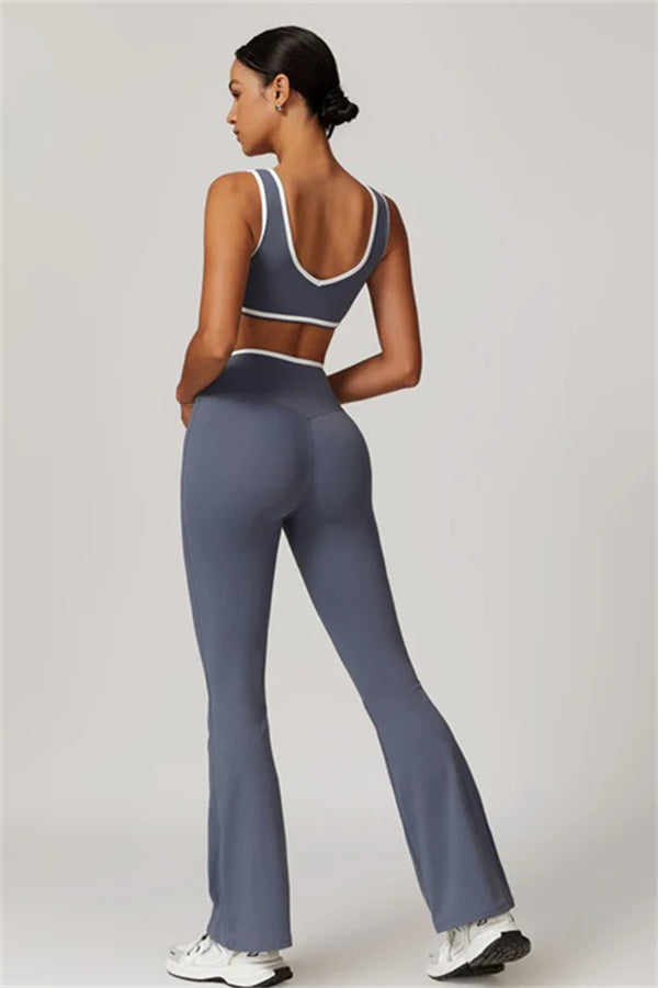 The Stamina Sports Bra Flared Leggings 2-Piece Set