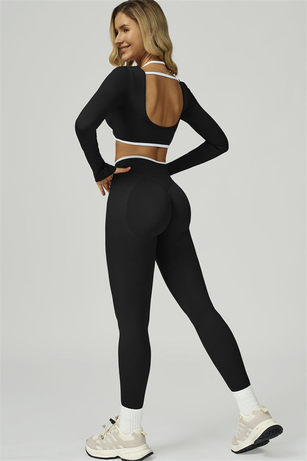 The Prime Line Long Sleeve Crop Top