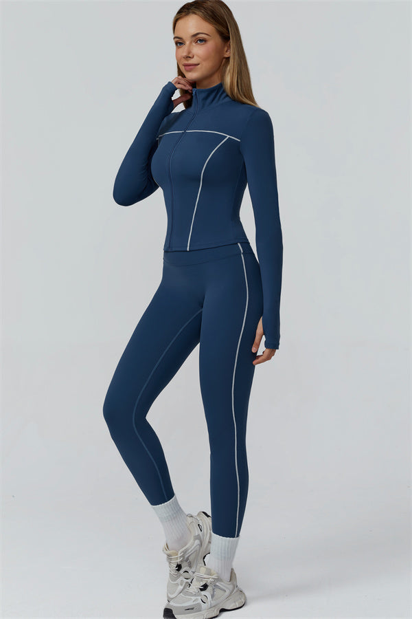 The Venus Zip Longsleeve Top