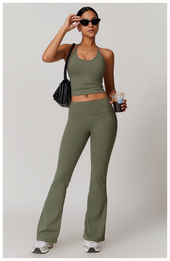 Ayla Halter Top & Flared Set