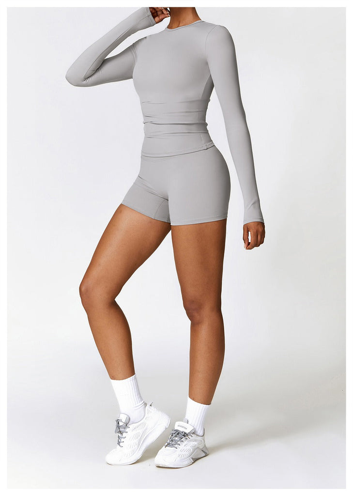 Butter Longsleeve Top & Shorts Set