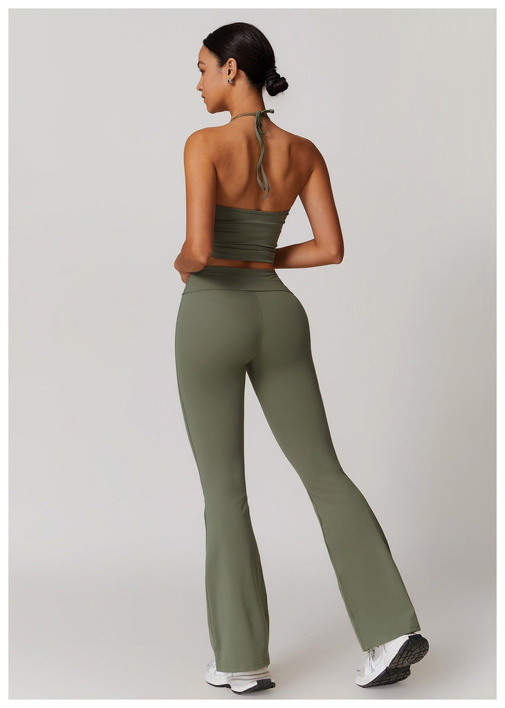 Ayla Halter Top & Flared Set