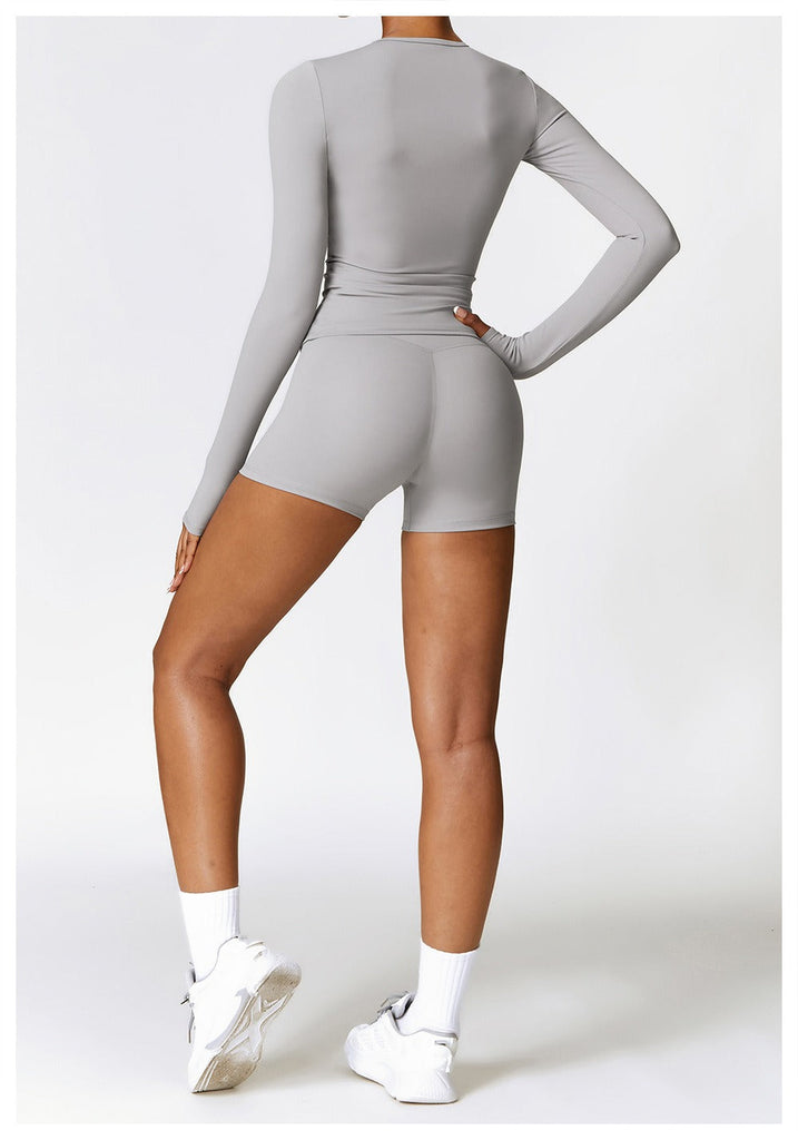 Butter Longsleeve Top & Shorts Set