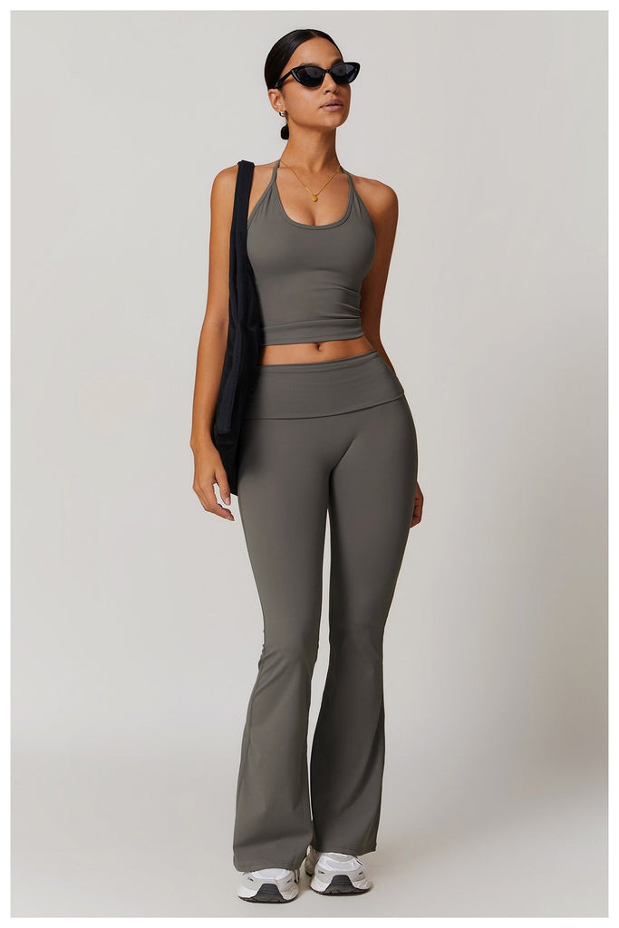 Ayla Halter Top & Flared Set