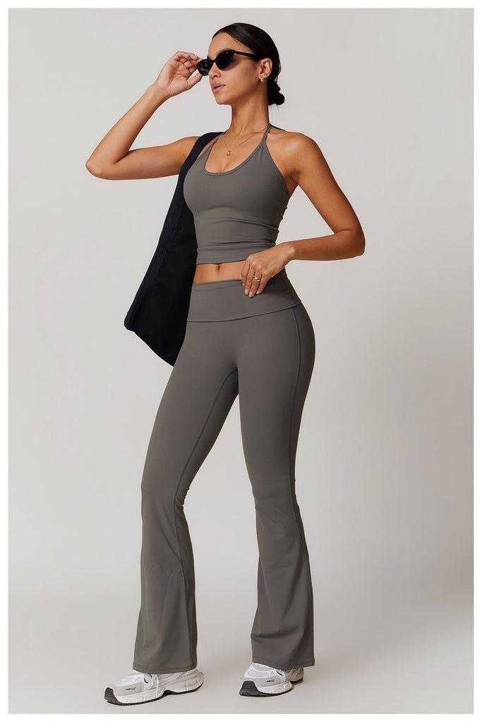 Ayla Halter Top & Flared Set