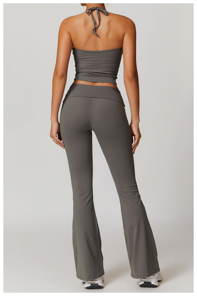 Ayla Halter Top & Flared Set