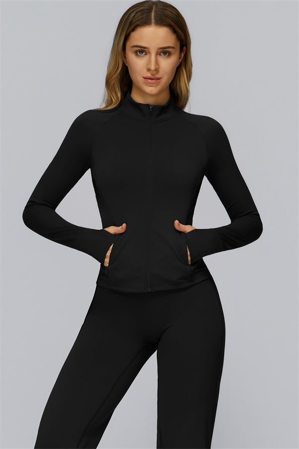 The FlexCore Pure Zip Jacket Flared Leggings 2-Piece Set