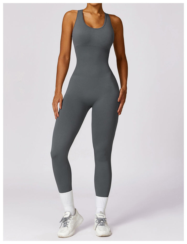 Mila Backless Racer Jumpsuit