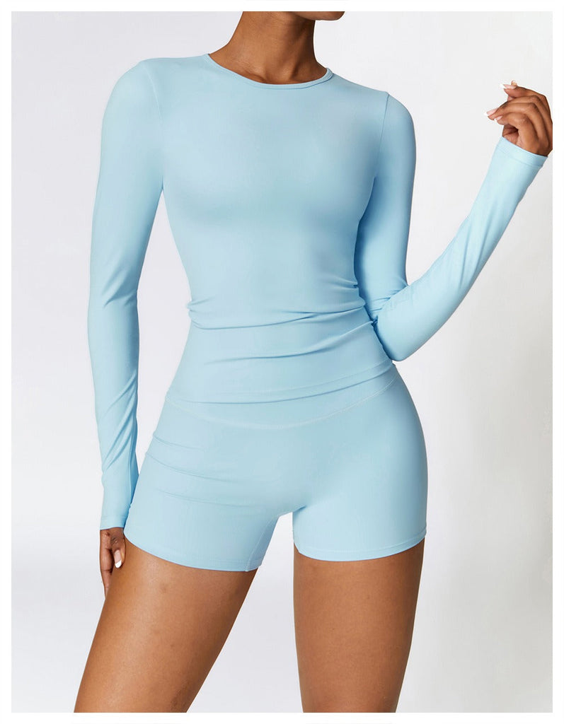 Butter Longsleeve Top & Shorts Set