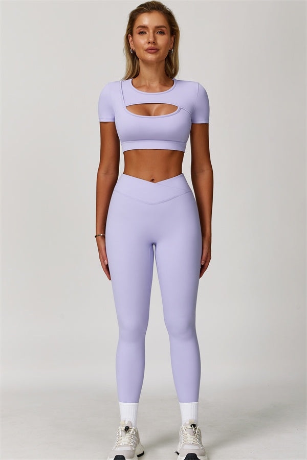 The Lavish Cut-out Crop Top