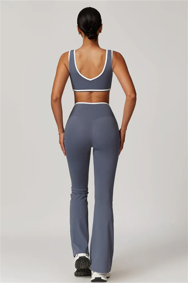 The Stamina Sports Bra Flared Leggings 2-Piece Set