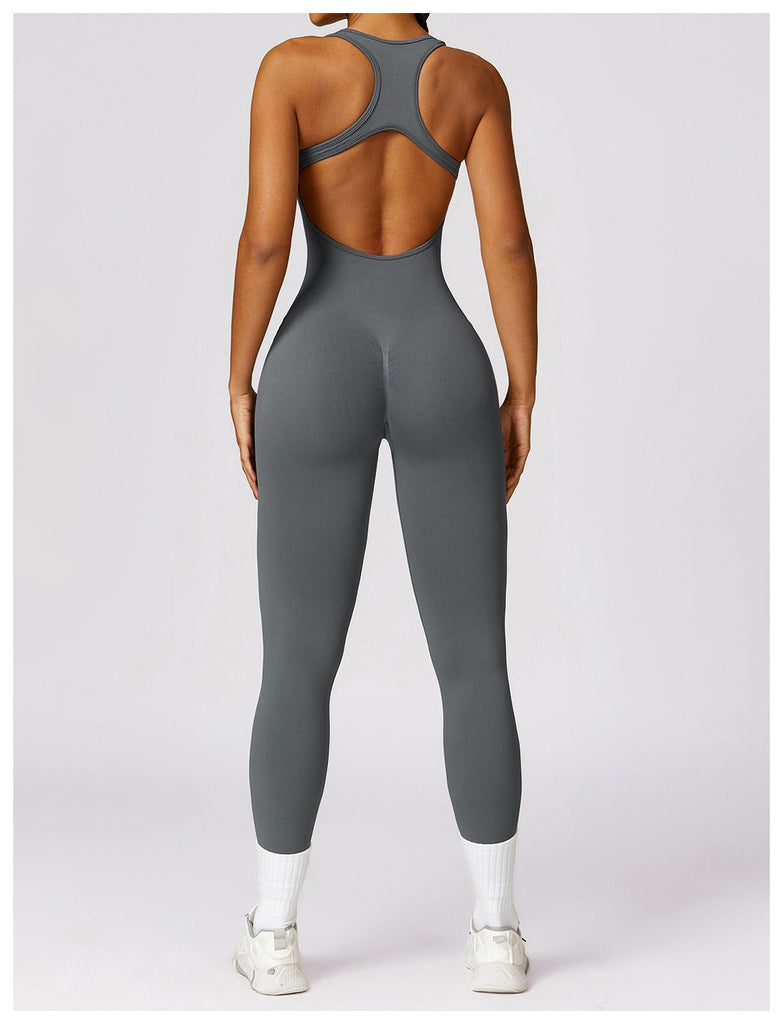Mila Backless Racer Jumpsuit