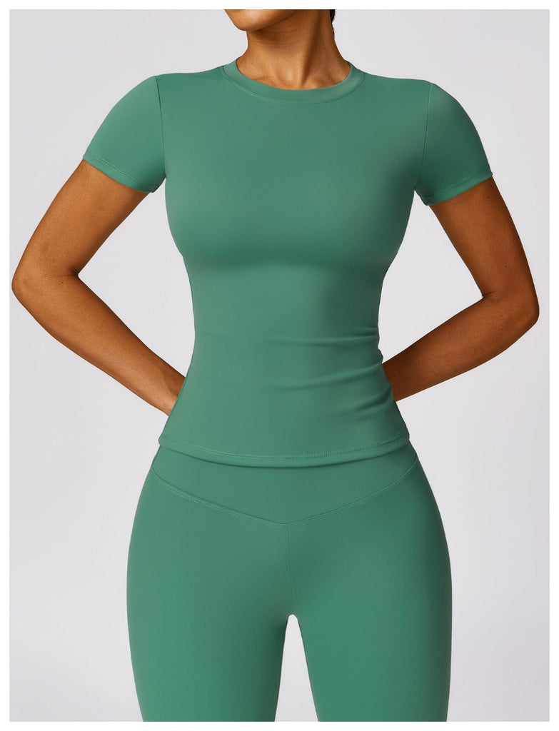 Stephanie T Sleeve Top Green