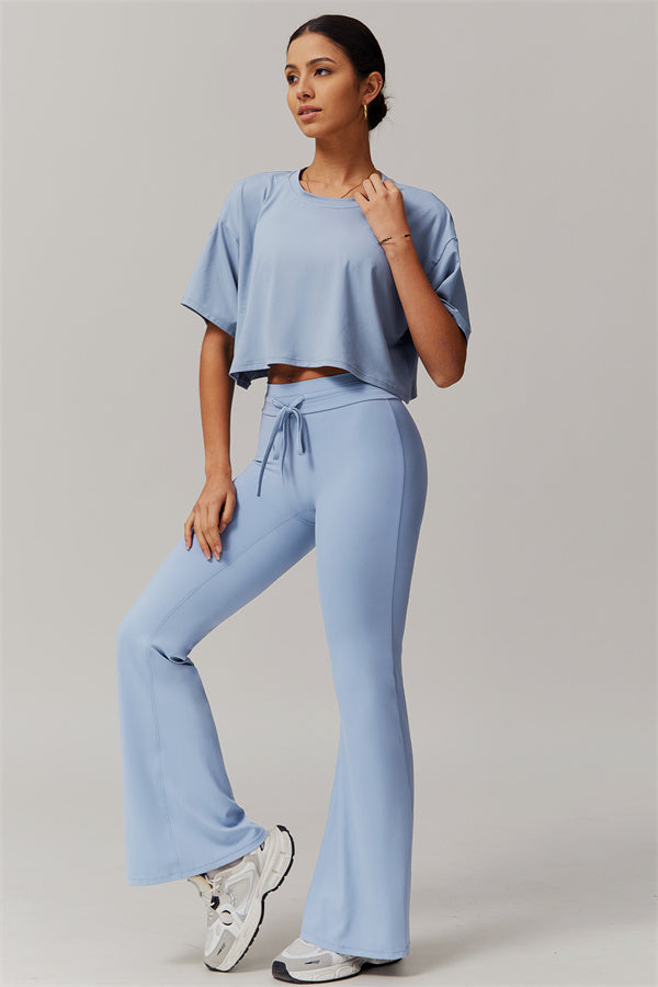 The Resonate T-shirt Flared Leggings 2-Piece Set