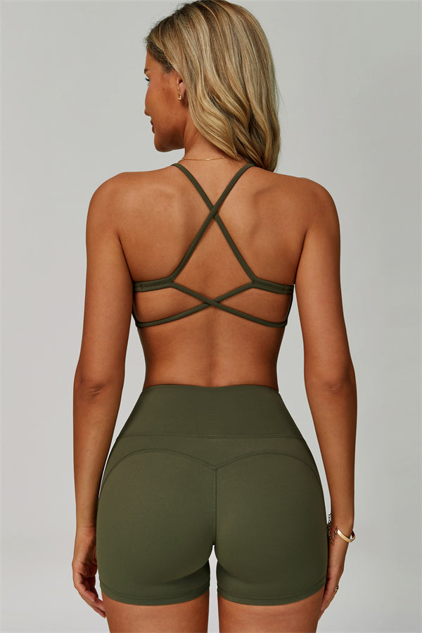 The Bold Cross Back Sports Bra