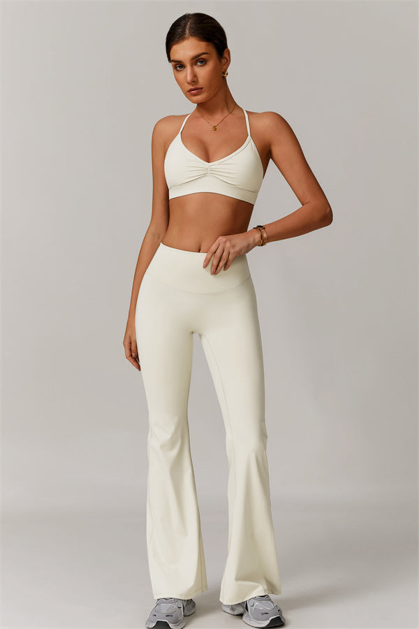 The Delicate Sports Bra Flared Leggings 2-Piece Set