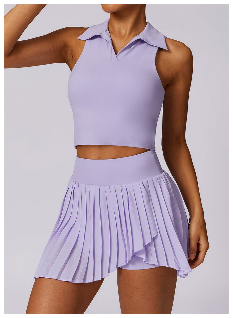 Anna Top & Skort Set Purple
