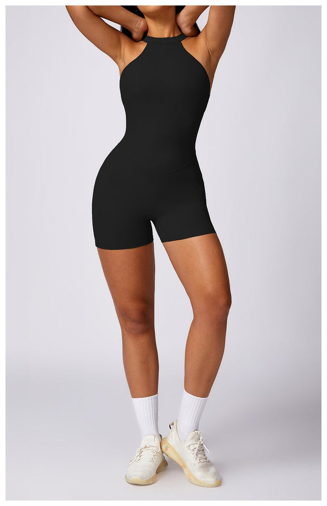 Christine Sculpt Backless Romper