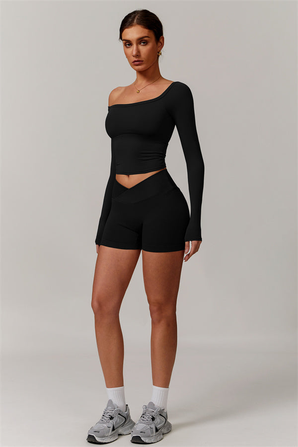 The Vivid Long Sleeve Crop Top