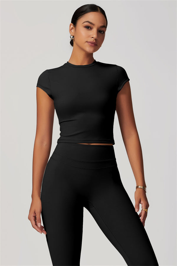The Enigma T-shirt Leggings 2-Piece Set Black