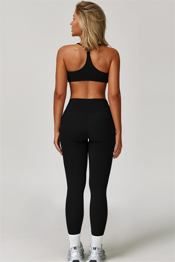 The Refresh Jacket Sports Bra Leggings 3-Piece Set